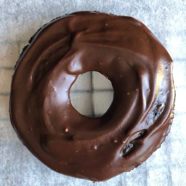 Shiny Chocolate Glazed Donut